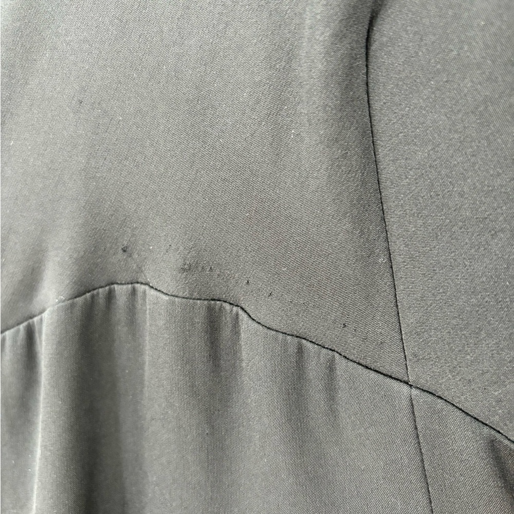 Vintage 1960s Teal Traina Dress Black Mod Unique Collectible Minimal Monochrome - Picture 16 of 16